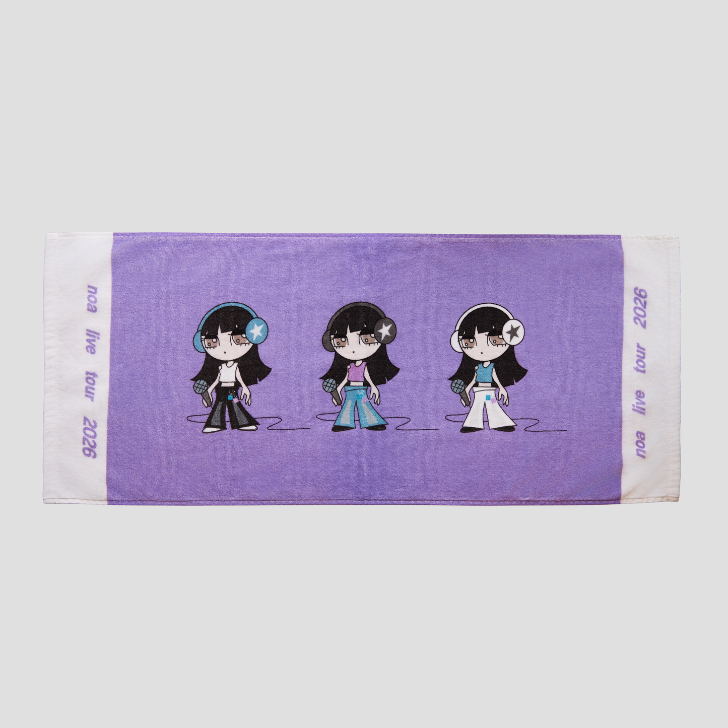 【noa live tour 2026】CLUB 乃紫 フェイスタオル